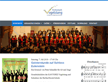Tablet Screenshot of kirchenmusik-vogelstang.de